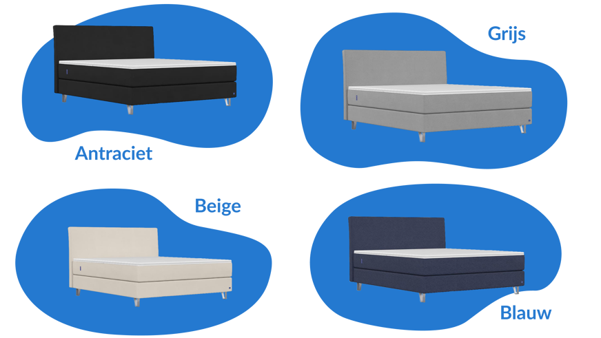 Bruno boxspring kleuren
